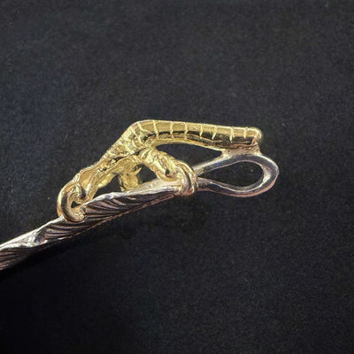 ゴローズ goro's [特注][超美品]金ツメメタル付特大フェザー(左)※メタル小※廃盤モデル