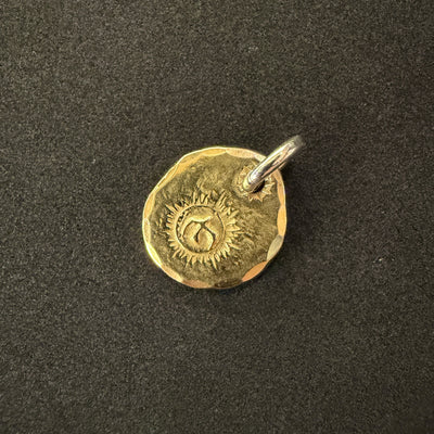 ゴローズ goro's [美品][現行]K18in太陽メタル(大)※叩き細かい