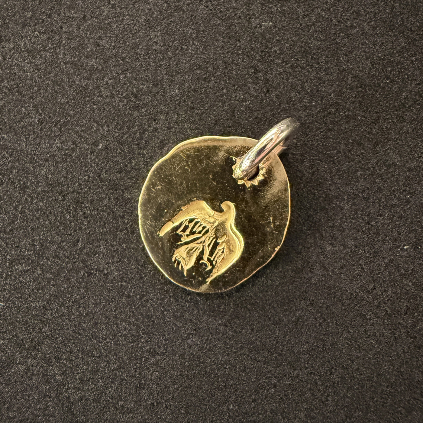 ゴローズ goro's [美品][現行]K18in太陽メタル(大)※叩き細かい