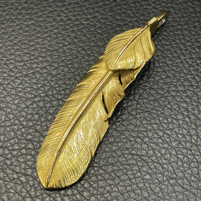 ゴローズ goro's  [超希少][OLD]上金全金特大フェザー(左) ※完品※バチカン穴広げ無し