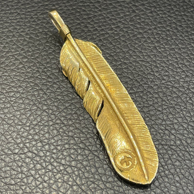 ゴローズ goro's  [超希少][OLD]上金全金特大フェザー(左) ※完品※バチカン穴広げ無し