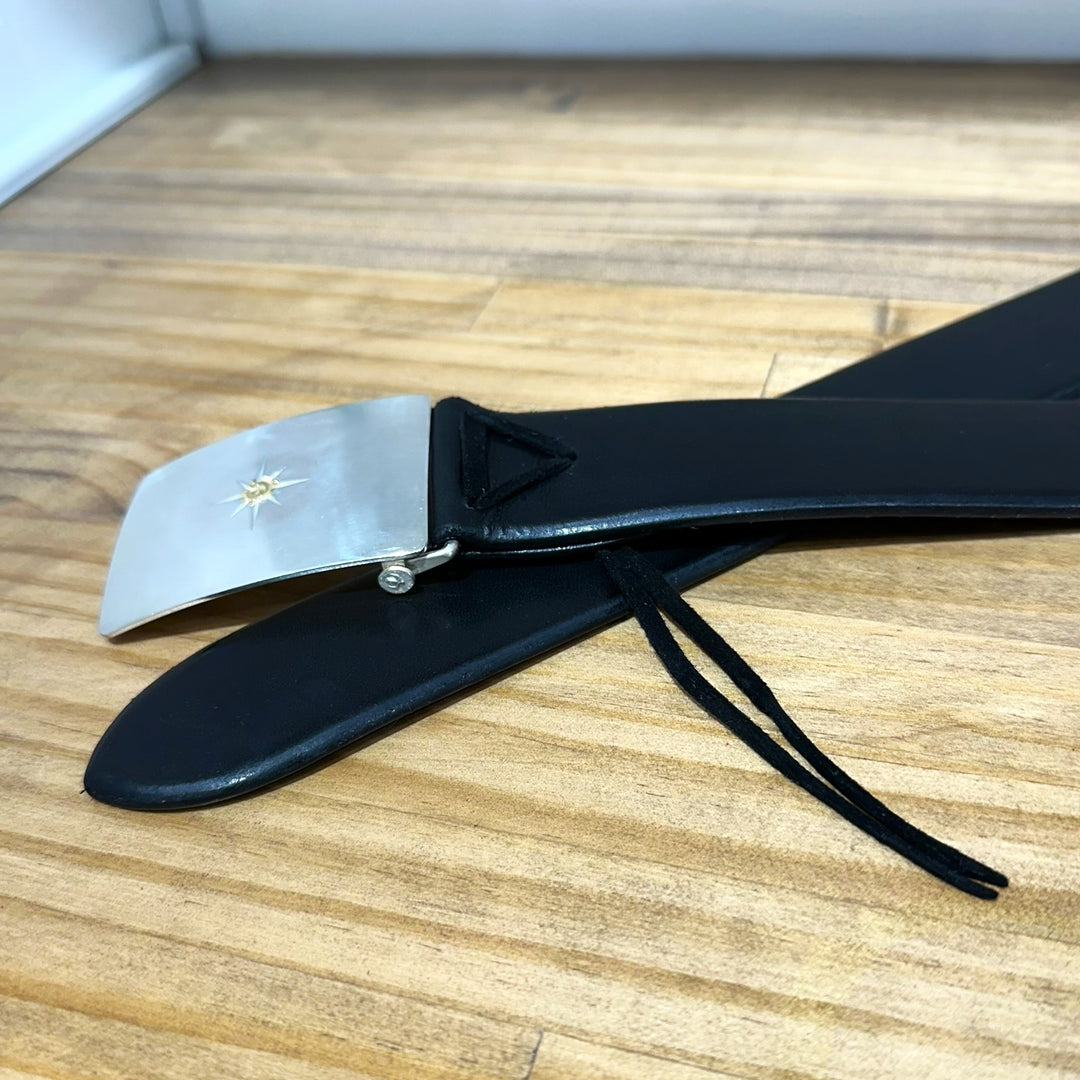ゴローズ goro's 4cm可動式角バックルベルト(黒)※革新品 – DELTAone