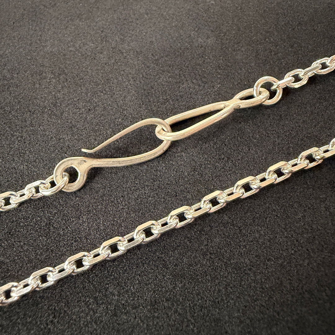 ゴローズ goro's [希少]OLDフック付細角チェーン※ロウ付けタイプ