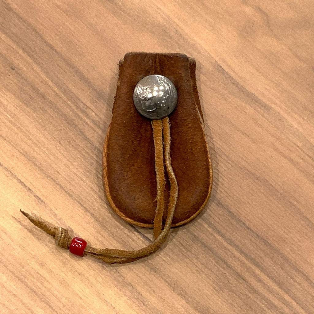 goros 巾着　ゴローズ　xxs ゴローズ goro's 巾着XXS(赤茶) 約5x8cm – DELTAone