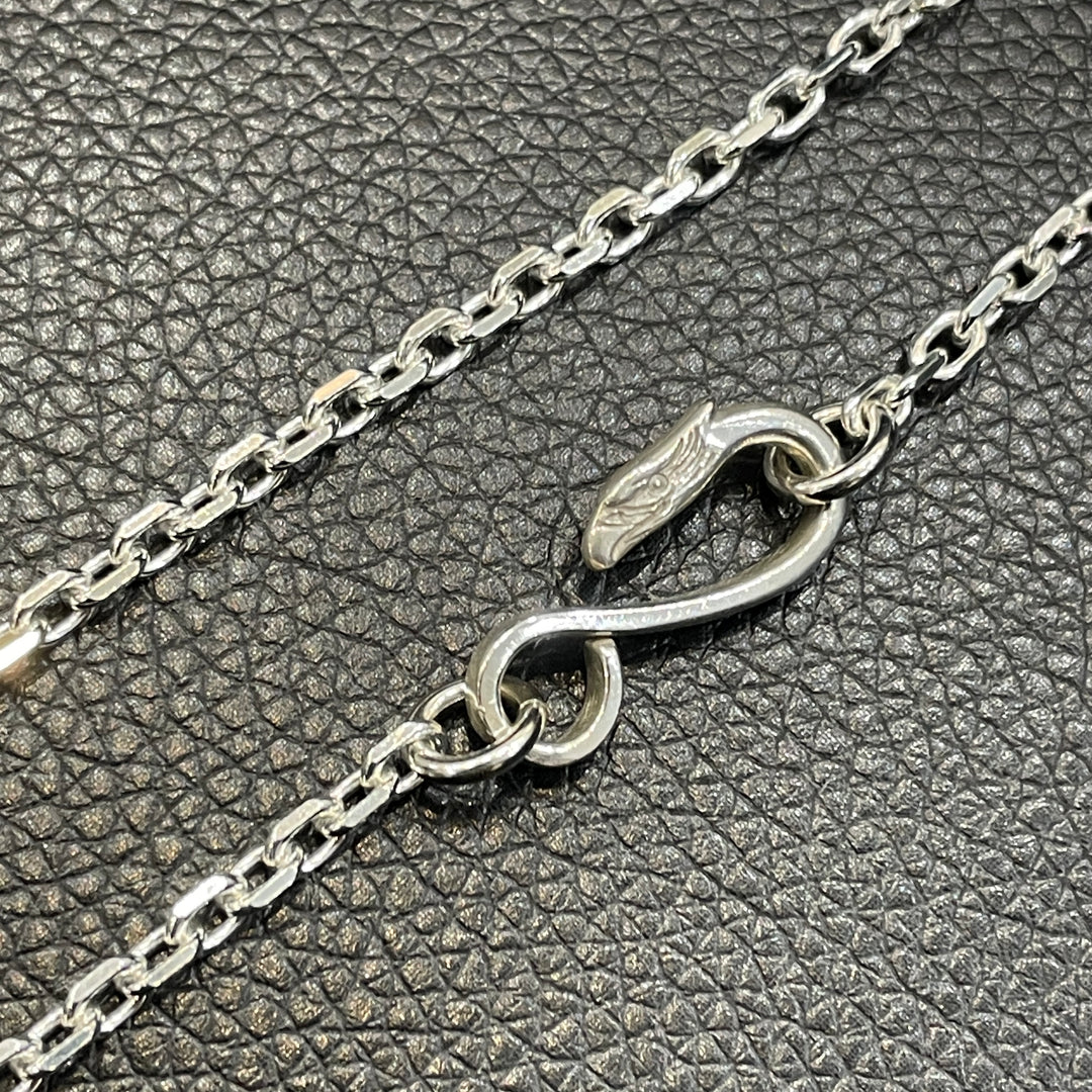 ゴローズ　細角チェーン＋イーグルフック goro's ゴローズ 細角 イーグルフックチェーン カット無し 50cm