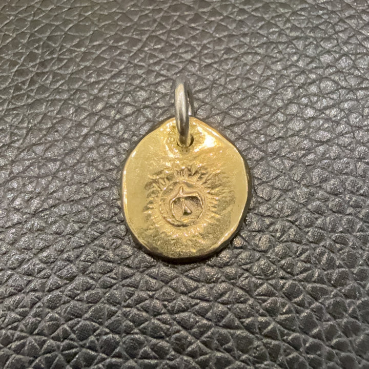 i*1様 現行　k18金　全金太陽メタル　大　タタキ有り　 Goro's ゴロー ゴローズ goro's [OLD]K18in太陽メタル(大)※中期モデル※木村拓哉さん