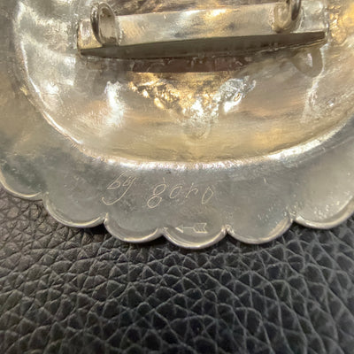 ゴローズ goro's [超希少][特注]天然TQ付特大コンチョ※高橋吾郎氏ハンドメイド/ネーム