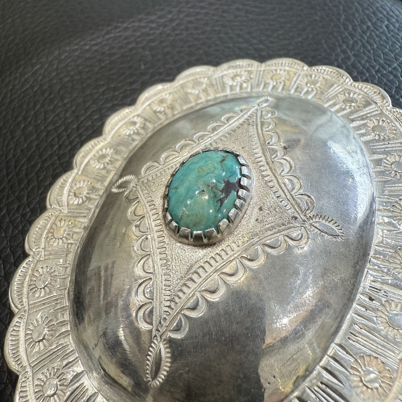 ゴローズ goro's [超希少][特注]天然TQ付特大コンチョ※高橋吾郎氏ハンドメイド/ネーム