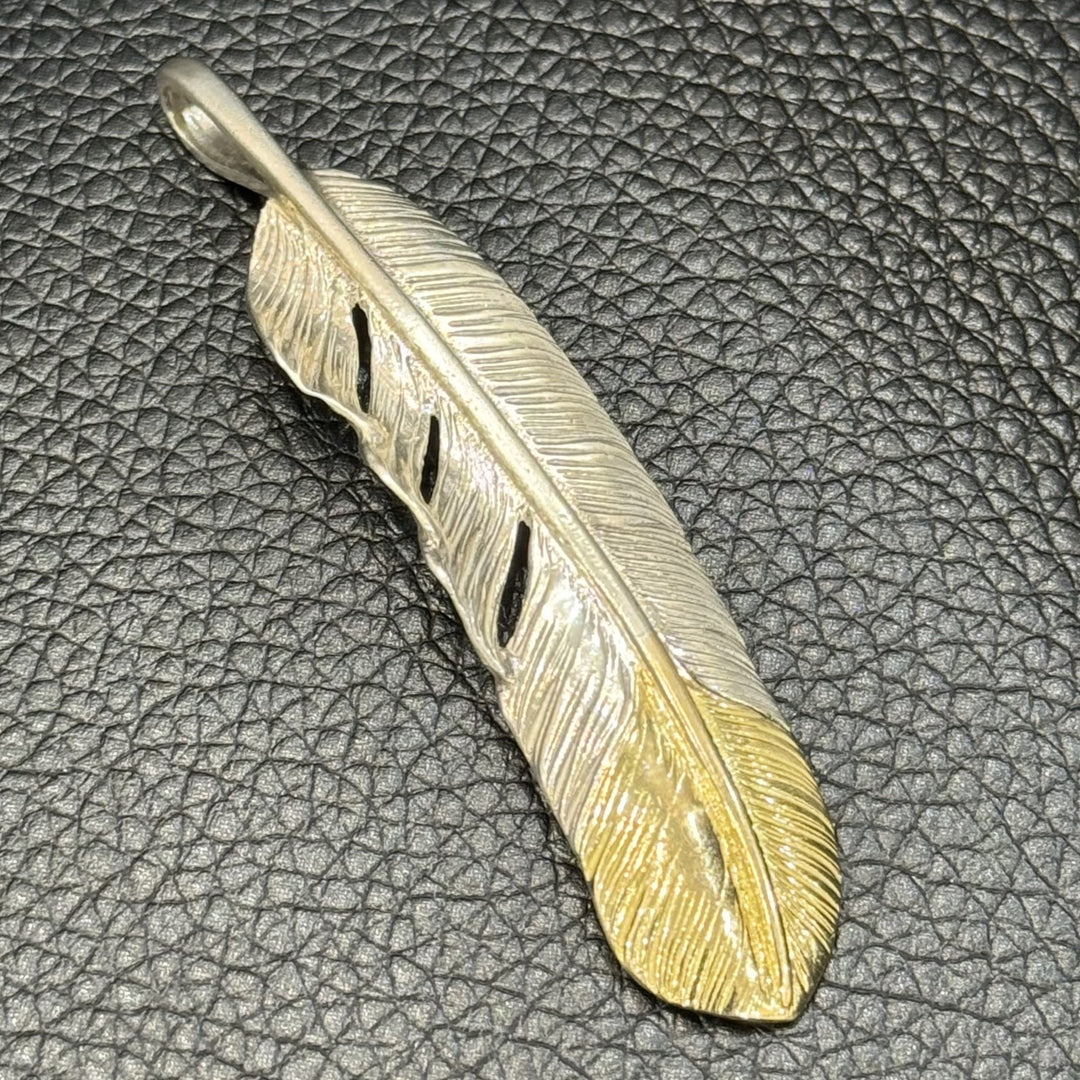 ゴローズgoro's先金特大フェザー goro's ゴローズ 金爪 先金 特大 フェザー 左 | chromehearts