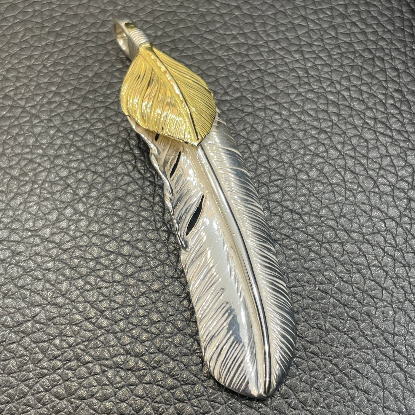 ゴローズ goro's [美品][現行]上金特大フェザー(右)