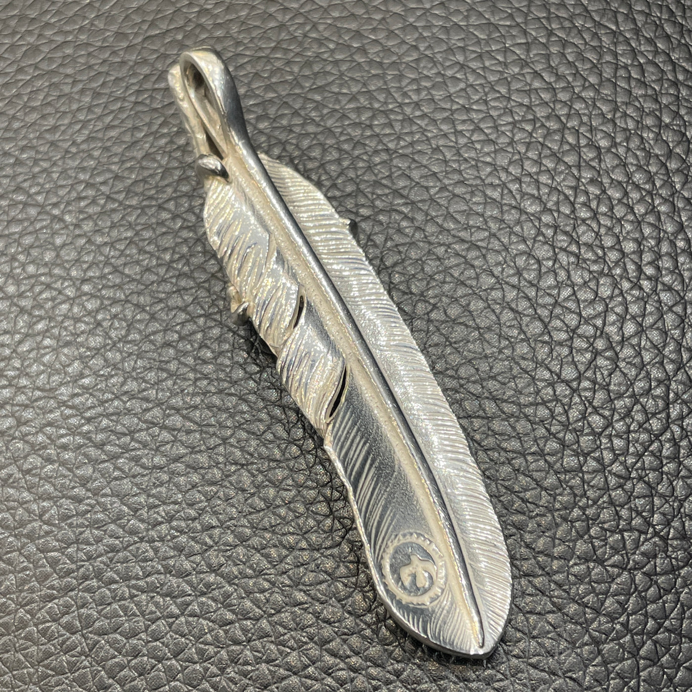 ゴローズ goro's [現行]SVツメ付特大フェザー(左)※メタル大