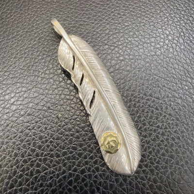 ゴローズ goro's [現行]メタル付特大フェザー(右)