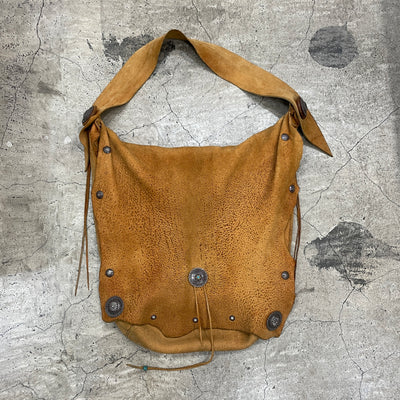 ゴローズ goro's [OLD]カスタムディアスキンバッグ(M)赤茶※内ポーチ付き※革分厚い