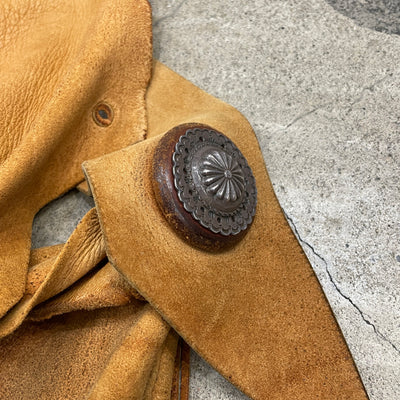 ゴローズ goro's [OLD]カスタムディアスキンバッグ(M)赤茶※内ポーチ付き※革分厚い