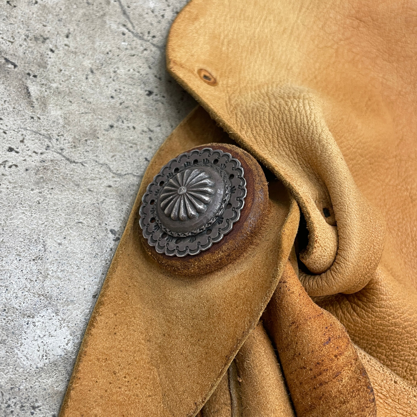 ゴローズ goro's [OLD]カスタムディアスキンバッグ(M)赤茶※内ポーチ付き※革分厚い