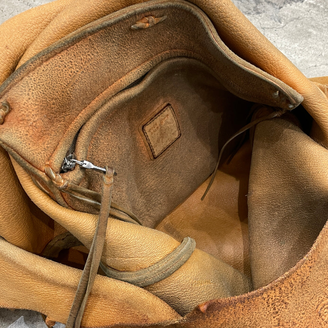 ゴローズ goro's [OLD]カスタムディアスキンバッグ(M)赤茶※内ポーチ