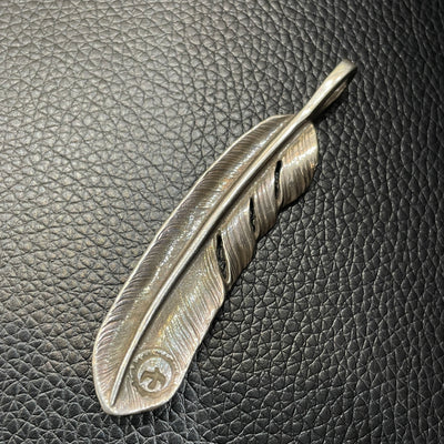 ゴローズ goro's [OLD]メタル付特大フェザー(右) ※雰囲気抜群