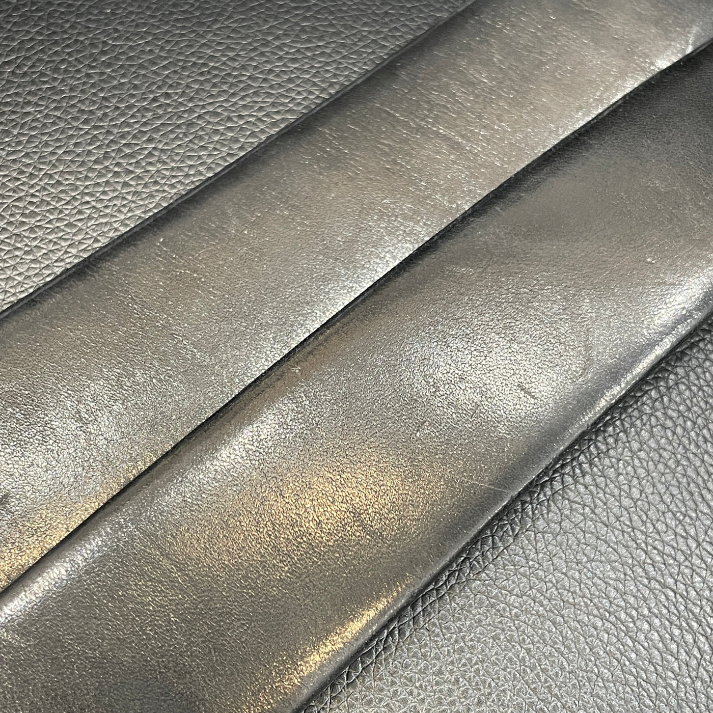 ゴローズ goro's 4cｍ可動式角バックルベルト(黒)※革新品