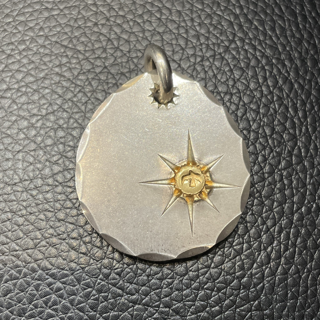 ゴローズ メタル中 印台ズレ タタキ中 goro's goro's ゴローズ 印台ズレ たたメタル中 ペンダントトップ シルバー