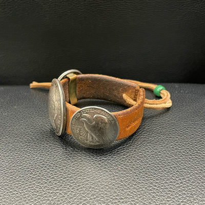 ゴローズ goro's モルガンコンチョ付ブレス(焦茶)