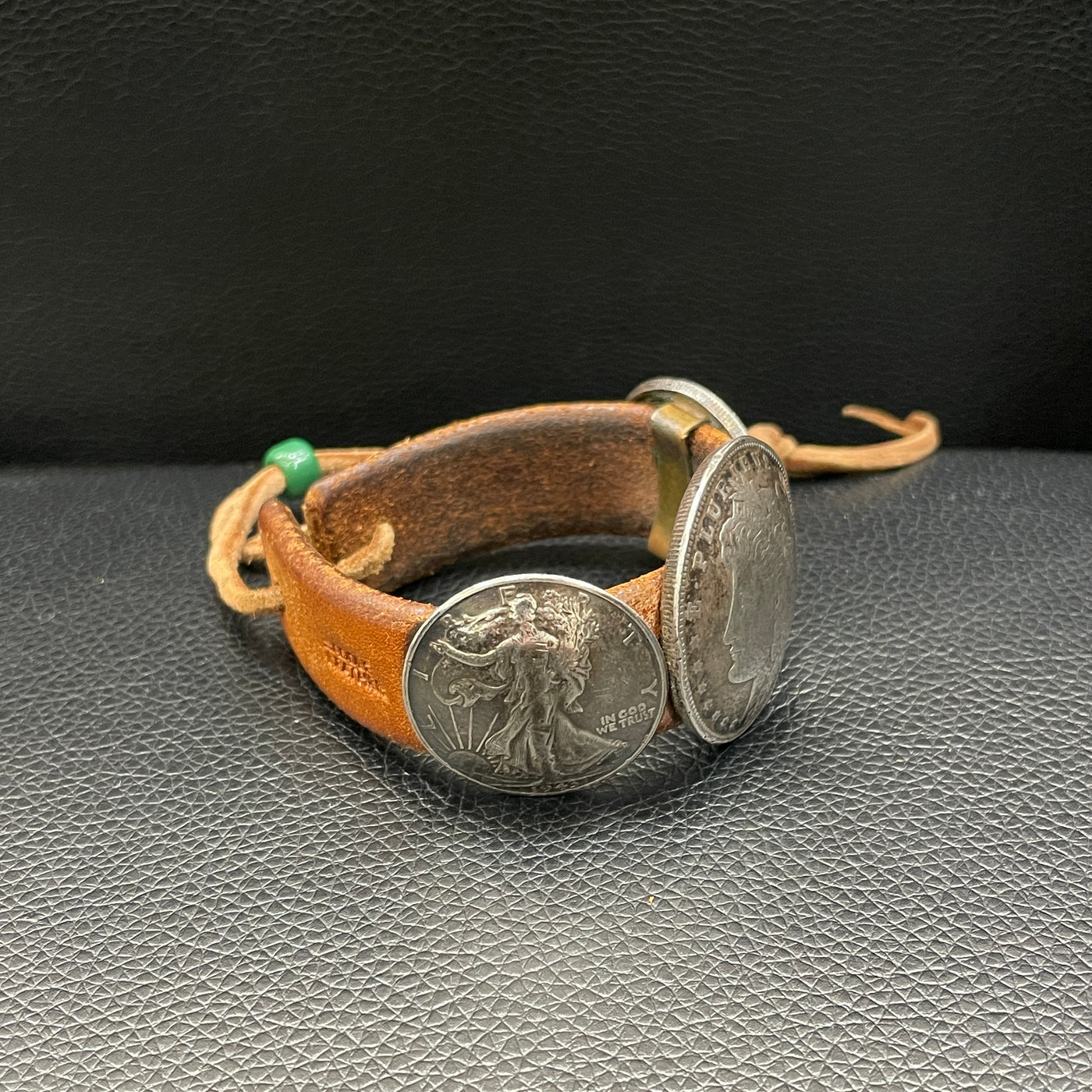 ゴローズ goro's モルガンコンチョ付ブレス(焦茶)