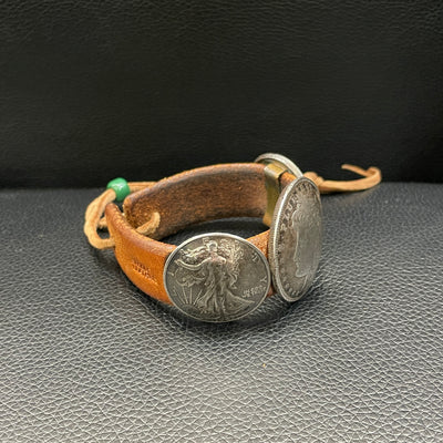 ゴローズ goro's モルガンコンチョ付ブレス(焦茶)