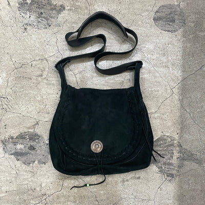 ゴローズ goro's [美品]カスタムハンティングバッグ(黒)(L)