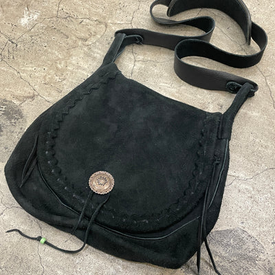 ゴローズ goro's [美品]カスタムハンティングバッグ(黒)(L)