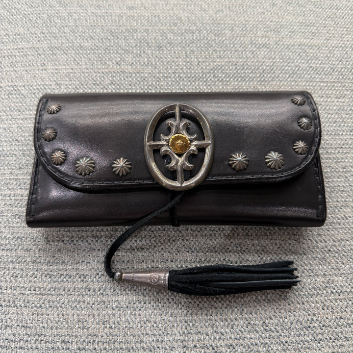 ゴローズ goro's [ほぼ新品]カスタム三つ折り長財布(黒) – DELTAone