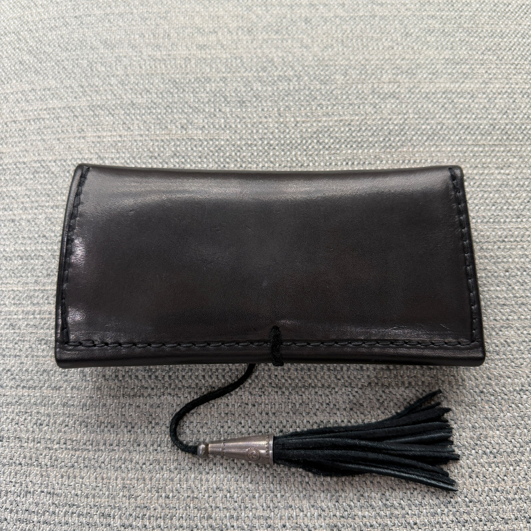 ひ*ろ様 ゴローズ 三つ折り長財布 黒 goro's 財布 長財布 goros ゴローズ goro's [ほぼ新品]カスタム三つ折り長財布(黒) – DELTAone