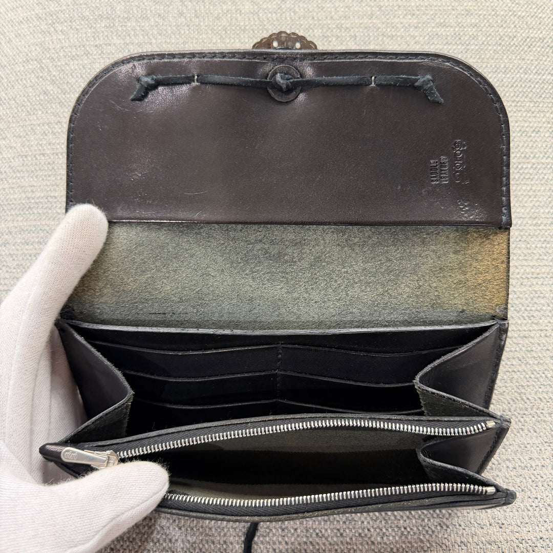 ゴローズ goro's [超美品]カスタム二つ折り長財布(黒) – DELTAone