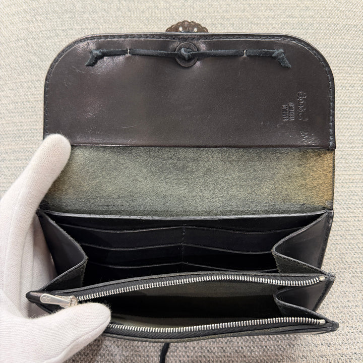 ゴローズ goro's [超美品]カスタム二つ折り長財布(黒) – DELTAone