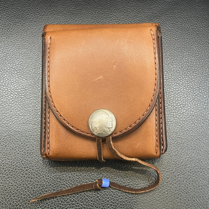 ゴローズ goro's ※特別SALE※[新品]新型二つ折り財布(焦茶)※傷有り