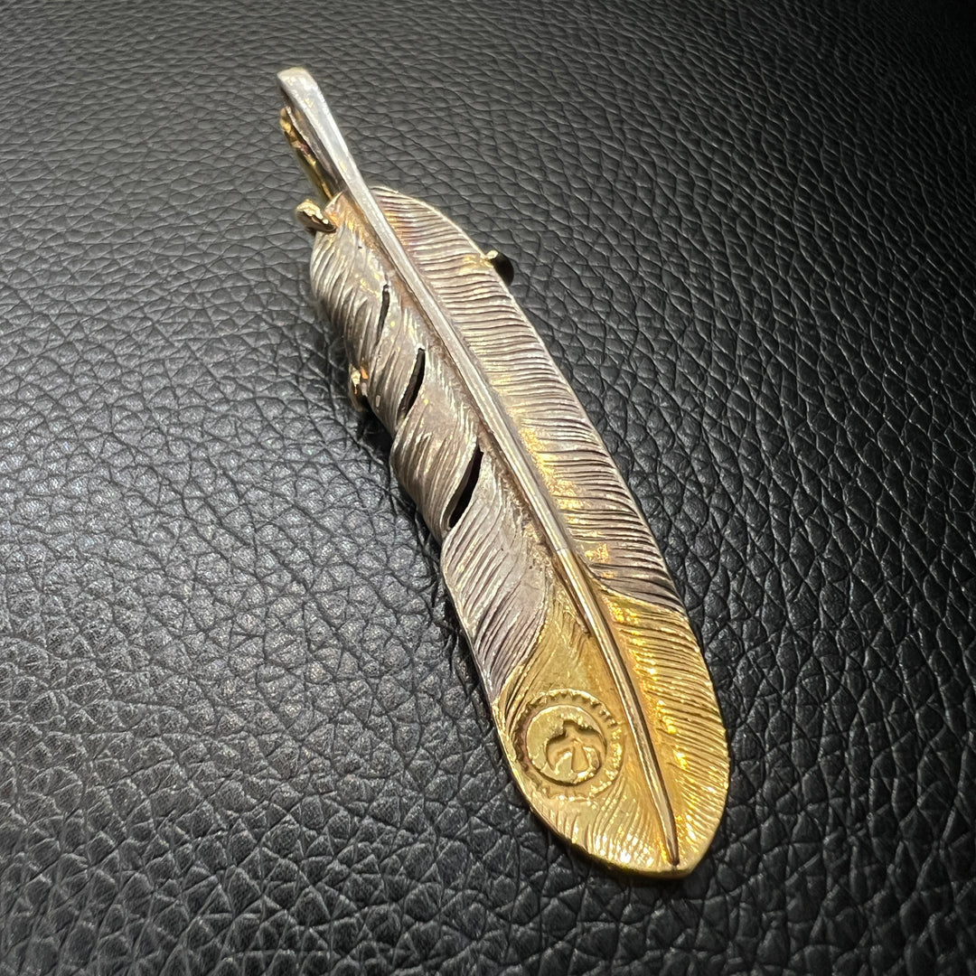 ゴローズ goro's[OLD]金ツメ先金特大フェザー(左)※雰囲気有り – DELTAone