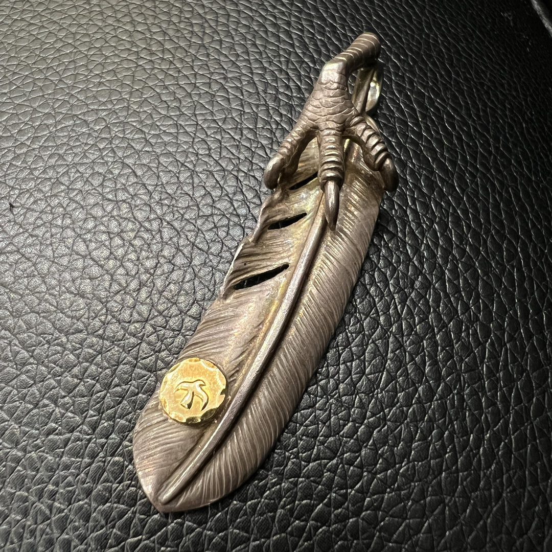 *÷\\| 専用goro's現行SVツメ特大フェザー(右) ゴローズ goro's [現行]SVツメ付特大フェザー(右)※メタル大