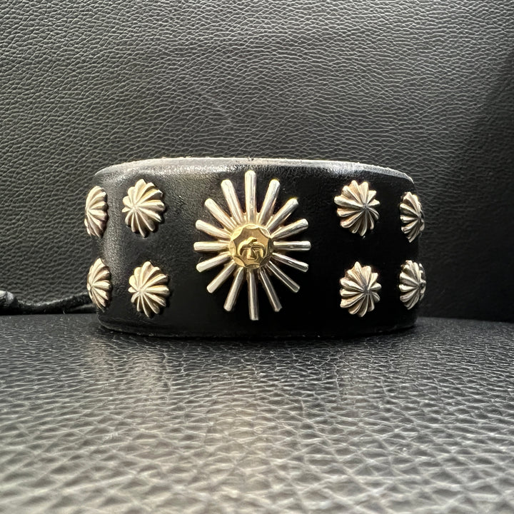 ゴローズ goro's [新品]K18付ウニコンチョ革ブレス(黒） – DELTAone