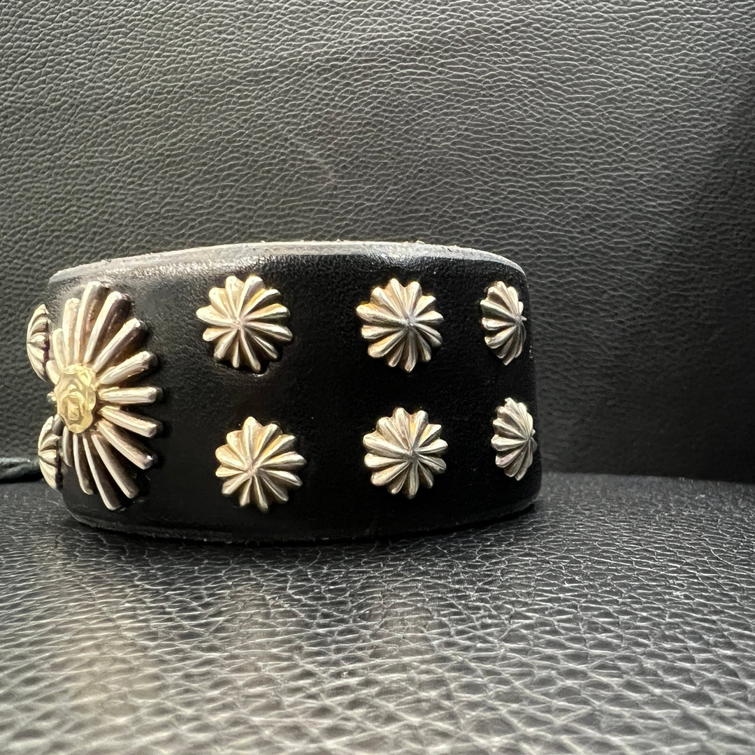 ゴローズ goro's [新品]K18付ウニコンチョ革ブレス(黒） – DELTAone