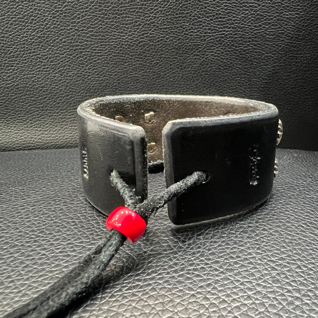 ゴローズ goro's [新品]K18付ウニコンチョ革ブレス(黒） – DELTAone