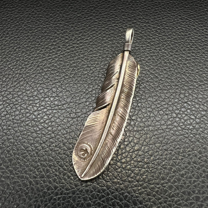 ゴローズ goro's [超希少][現行]上金金縄TQ特大フェザー(左)※グリーン