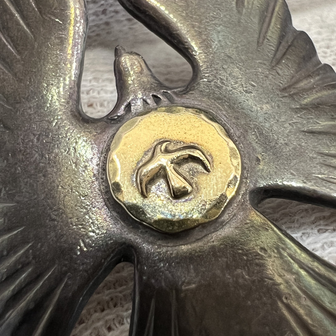 ゴローズ goro's[希少] K18付イーグルペンダント ※メタル歪