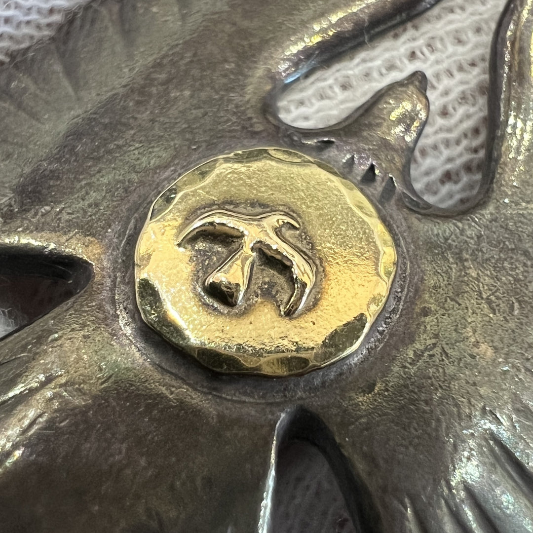 ゴローズ goro's[希少] K18付イーグルペンダント ※メタル歪/雰囲気抜群