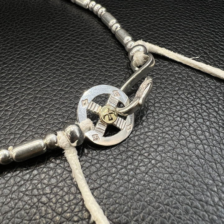 ゴローズ goro's※特別価格※ [新品保存][特注]パイプビーズ一連(M) ※金