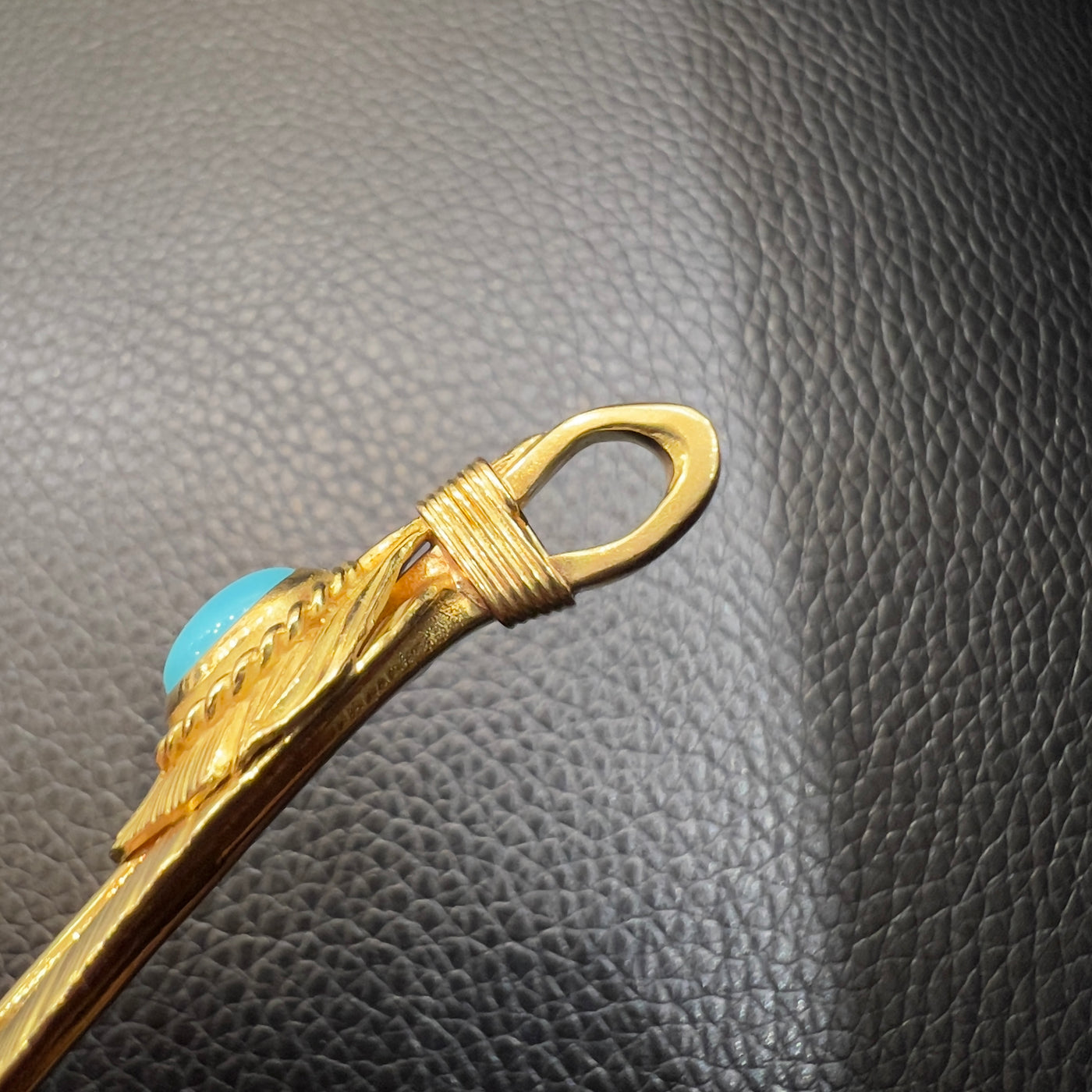 ゴローズ goro's [完品][超希少][現行]上金金縄TQ全金特大フェザー(右) ※工藤静香さん着用