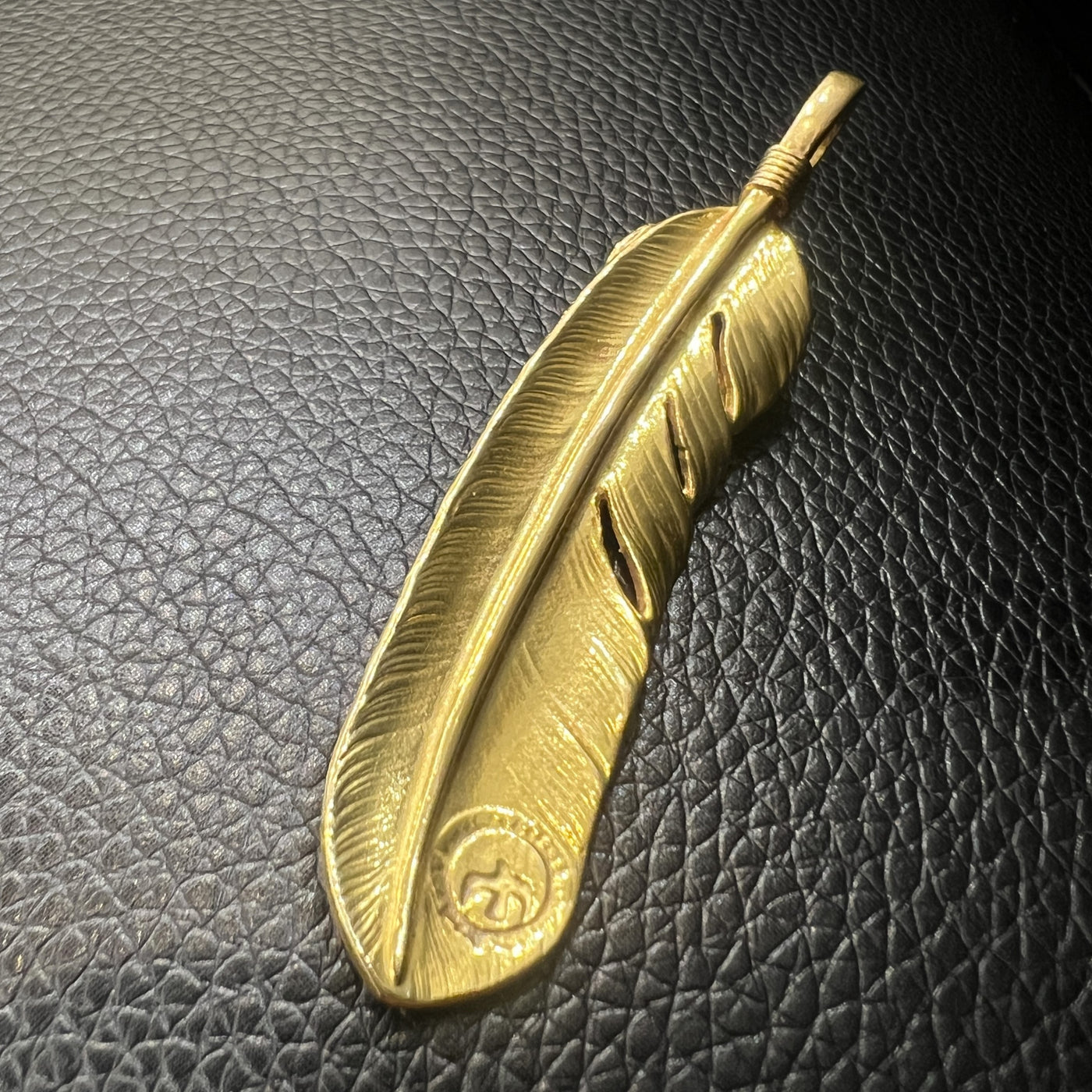 ゴローズ goro's [完品][超希少][現行]上金金縄TQ全金特大フェザー(右) ※工藤静香さん着用