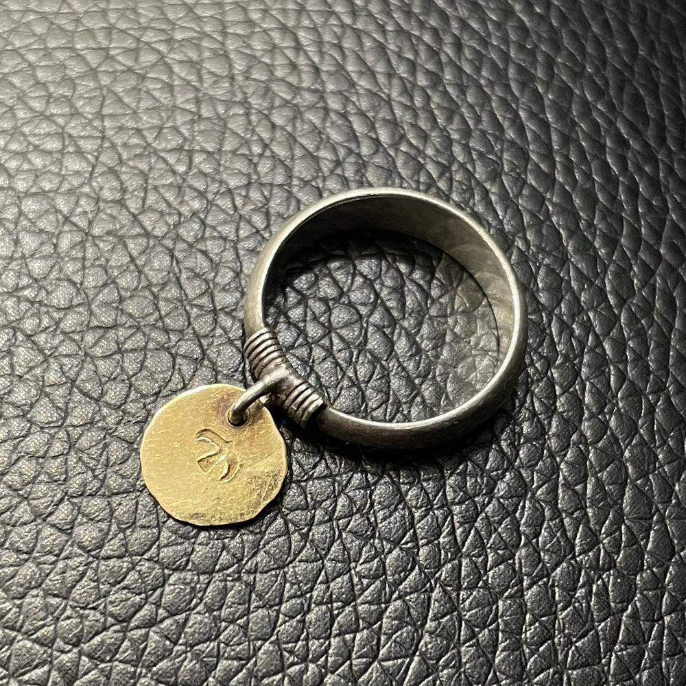 値下！本物保証　デルタワン購入　希少平打ちリングサイズ21号　美品ギャランティー 本物保証デルタワン購入希少平打ちリングサイズ21号美品ギャランティー