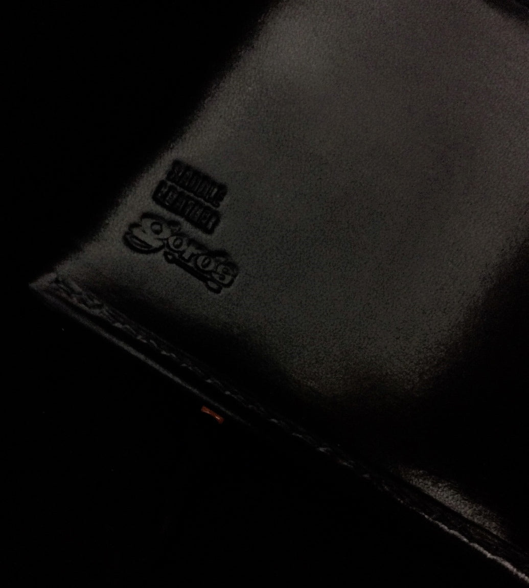 ゴローズ goro's [新品]二つ折り財布(黒)