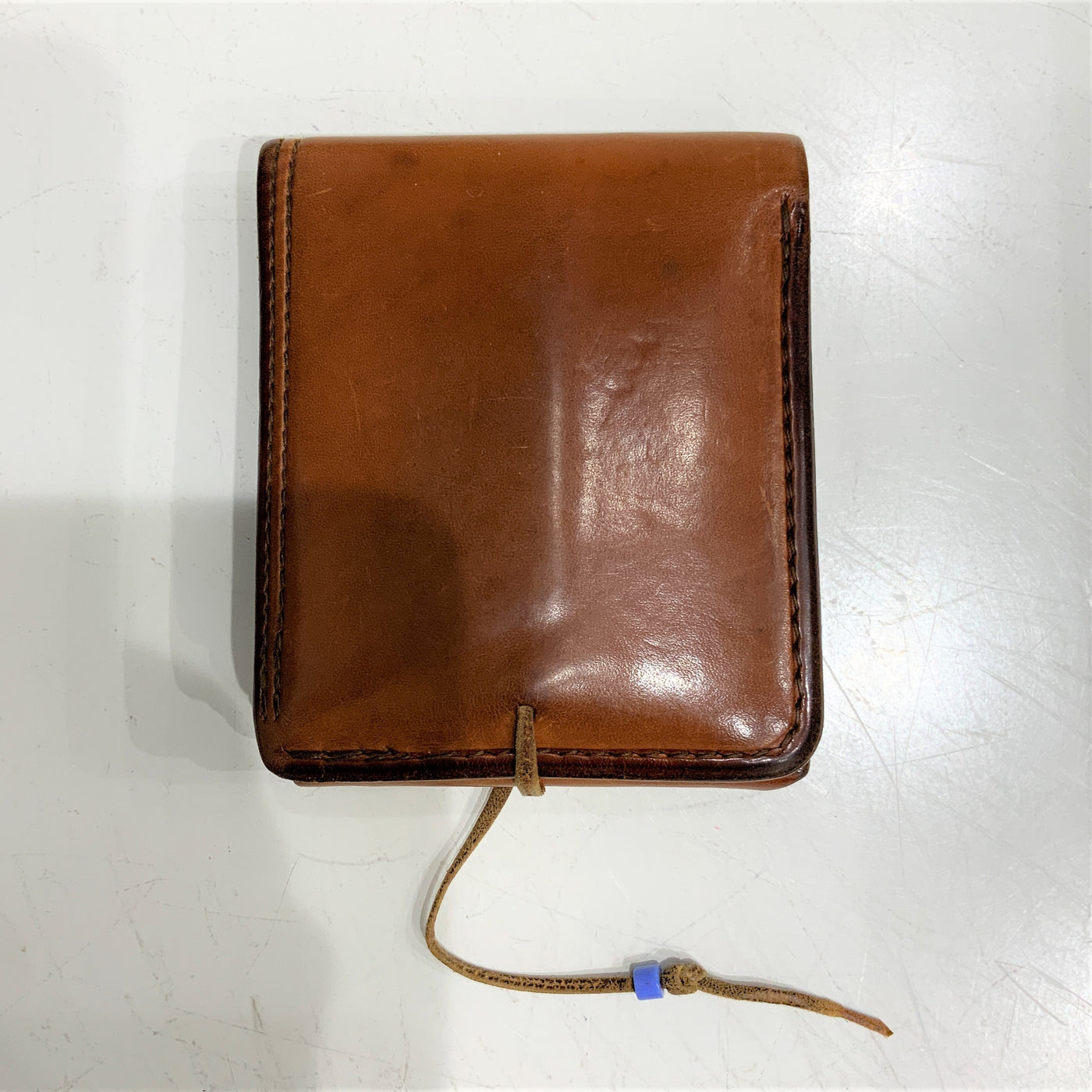 ゴローズ goro's 新型二つ折り財布(赤茶）